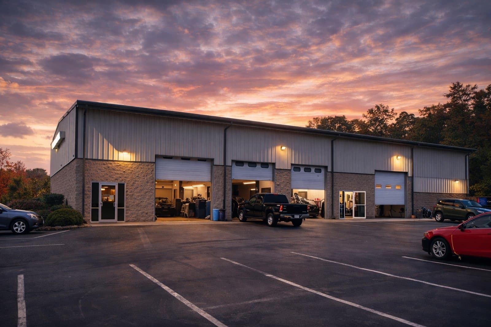 Platinum Auto Body shop exterior
