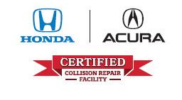 Honda/Acura Certified Collision Repair Facility